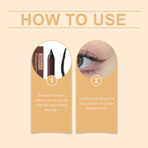 Stylo Eyeliner <span class=keywords><strong>Noir</strong></span> Zephoco pour la Beauté des Yeux, Imperméable et Anti-Décoloration, Stylo Gel Eyeliner Lisse et Fluide - Product Image 4