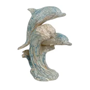 Molds Sea Statues Ocean dolphin crafts Resin Home Decoration Europe SCULPTURE Vintage Figure