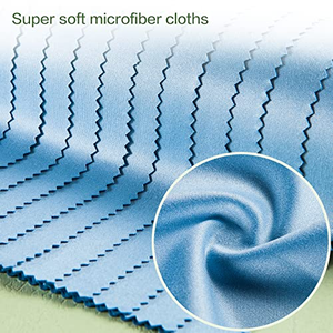Kits de chiffons de polissage antibactériens de haute qualité, sans rayures, non pelucheux et absorbants en microfibre pour le nettoyage des vitres - Product Image 4