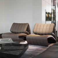 Gainsville Furniture ensemble de canapés de salon de luxe chaise longue canapé-lit moderne en cuir canapé au sol pour le salon