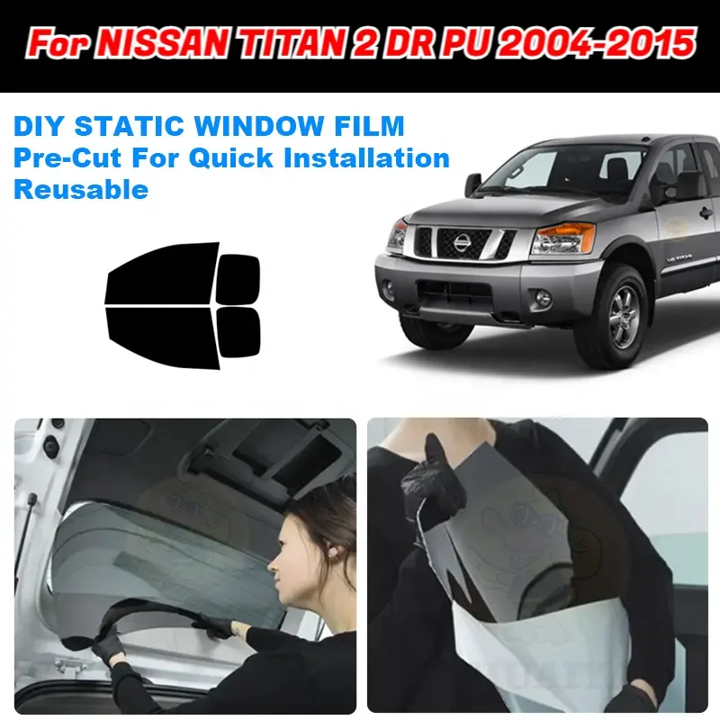 ZHUAIYA Тонировочная Съемная Тонировочная пленка для окна автомобиля NISSAN TITAN 2 DR PU 2004-2015