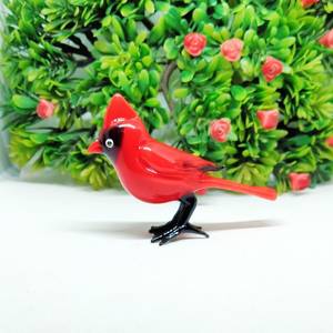 Red Cardinal <b>Bird</b> Figurine Resin Craft <b>Decorative</b> Ornament for Living Room Christmas Display - Product Image 1