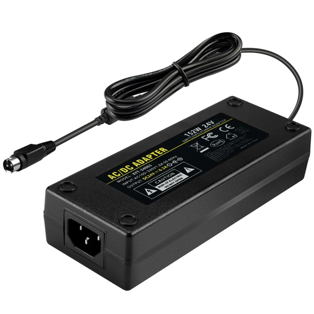 Printer Power Supplier Adapter 150W 200W 24v 6.25a 6.3a 8.3A AC DC Power Adapter 3 Pin Din Connector