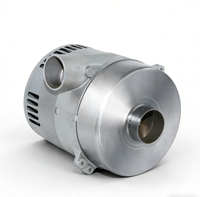 Moteur de soufflerie BLDC 5,7 pouces 230V 1200W haute puissance à sortie latérale, 100% calibré pour chaudières et ventilation, direct usine