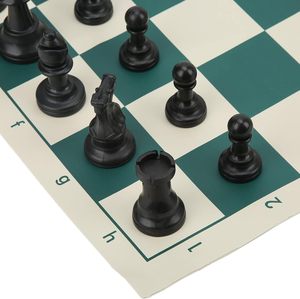 Pezzo di <span class=keywords><strong>scacchi</strong></span> del torneo di pedone di plastica bianca e nera da 3.5 pollici per il gioco di <span class=keywords><strong>scacchi</strong></span> per bambini e adulti - Product Image 4