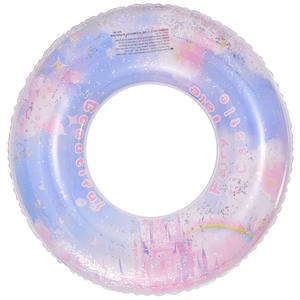 Flotador Inflable Xiaolu con Diseño <span class=keywords><strong>de</strong></span> <span class=keywords><strong>Castillo</strong></span> <span class=keywords><strong>de</strong></span> Lentejuelas, para Adultos, Unisex, para Piscina o Parque Acuático, PVC <span class=keywords><strong>de</strong></span> 0.18mm - Product Image 5