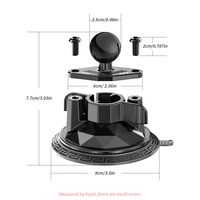 Sicheres rutsch festes Autozubehör Universal-Autotelefon halterung Windschutzscheiben-Armaturen brett Telefon halter Saugnapf mit 25mm Kugel