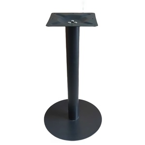 בסיס שולחן אוכל ממתכת שחורה, יצוקה, מצופה אבקה, עמידה במיוחד - Product Image 2