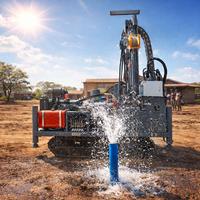 Machine de forage hydraulique puissante de 800m, 700m, 600m de profondeur, fabriquée en Chine, pour l'exploration minière et les puits d'eau, à vendre