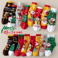 Chaussettes de Noël pour enfants, douces, chaudes, mignonnes, de haute qualité, pour les fêtes