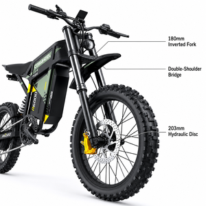 Motocicleta Todoterreno para Adultos R6000, Cuadro de Acero de Alto Carbono, Carga de 150 kg, 88 km/h, Motocross, Producto Más Vendido - Product Image 4
