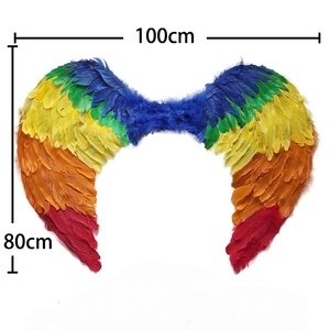 <span class=keywords><strong>Ali</strong></span> d'<span class=keywords><strong>Angelo</strong></span> Bianche <span class=keywords><strong>con</strong></span> Piume <span class=keywords><strong>Nere</strong></span> per Adulti, Accessori per Feste in Maschera e Carnevale - Product Image 5