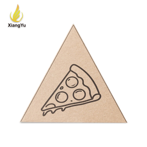 Cajas Triangulares para Rebanadas de Pizza con Impresión Personalizada, Contenedores Corrugados Reciclables Ecológicos para Llevar una Sola Rebanada de Pizza - Product Image 1