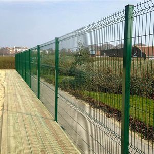 <span class=keywords><strong>Panneaux</strong></span> de clôture en treillis soudé 3D galvanisé à chaud pour barrières périmétriques robustes et sécurisées – Vente en gros usine - Product Image 5