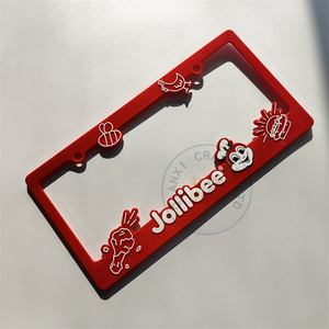 Marco de Matrícula de Coche con Diseño Personalizado de Alta Calidad, Estilo <span class=keywords><strong>Anime</strong></span>, Cubierta de Matrícula de Coche Estadounidense, Logotipo en Relieve, Marco de Placa de Matrícula - Product Image 2