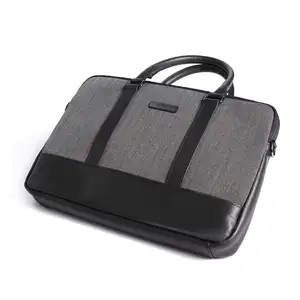 WiWU 13.3 inç Laptop çantası suya dayanıklı kumaşlar Polyester PU deri çantası neopren dizüstü bilgisayar kılıfı kılıfı