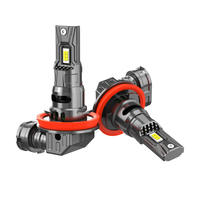 Phares de voiture à LED DEAO, projecteurs M4F, ampoules de phare 12V 65W 12000 Lumens 6000K, compatibilité universelle H7 H11 9006