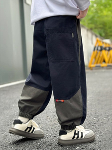 <span class=keywords><strong>Pantaloni</strong></span> da Lavoro per Bambini Maschi, <span class=keywords><strong>Pantaloni</strong></span> con Lacci alle Caviglie, Abbigliamento Primaverile Ampio per Bambini, Abbigliamento Primaverile per Ragazzi, <span class=keywords><strong>Pantaloni</strong></span> Eleganti per Bambini Più Grandi - Product Image 6