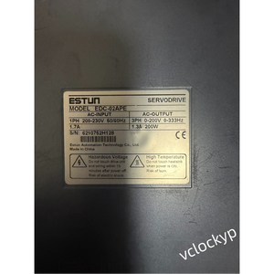 1 pièce d'occasion, testée à 100 %, pilote de moteur servo Estun EDC-02APE, expédié par DHL ou EMS - Product Image 3
