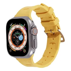 Bracelet de montre sport en silicone tendance 38/40/41/42/44/45/49 mm, bracelet de montre intelligente en caoutchouc pour Apple IWatch Series 8 7 - Product Image 5