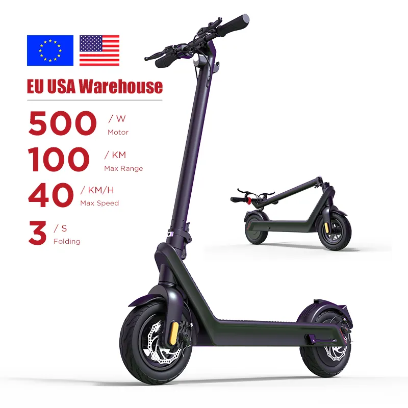 500w 1000w 2000w faltbarer E-Scooter EU-Lager schneller Elektro roller 10 Zoll X9 Citycoco selbst ausgleichende Elektro roller für Erwachsene