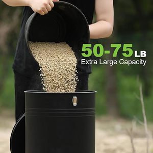 Erogatore automatico per cervi a gravità Dispenser resistente alle intemperie grande alimentatore in metallo per cervi liberi altre forniture da giardino - Product Image 5