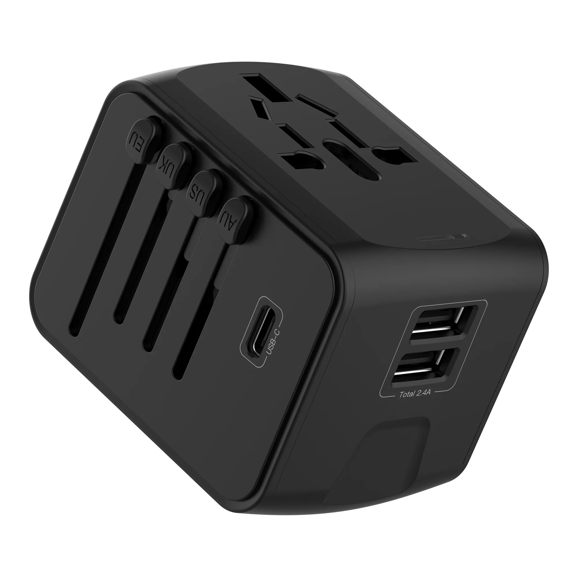 Universal Travel Adapter All in One Worldwide International Power Converters Wall Charger Power Plug Adapter for USA EU UK AUS