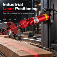 Module de positionnement laser rouge ZhonNa 638nm700, instrument d'analyse et de test d'alignement des roues avec ligne croisée et point, boîtier en aluminium