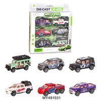 Coche de juguete de aleación a escala 1/64 para niños, modelo de coche fundido a presión, vehículos promocionales, camión de juguete pequeño con función de retroceso