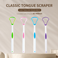 Raspadores de Lengua Coloridos de Venta Directa de Fábrica, 100% Libres de BPA, para el Cuidado Bucal de Adultos y Niños