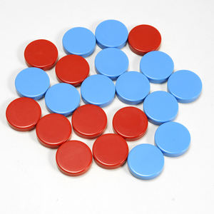 Fichas de Póker de Resina Rojas/Azules Directas de Fábrica, Grabadas/Serigrafiadas Personalizadas para Fichas de Juegos de Mesa - Product Image 1