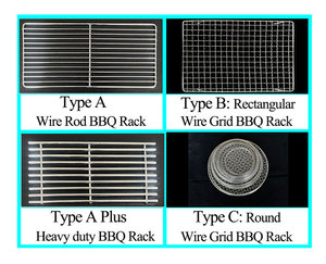Oem Round Shape vuông kim loại lưới thép không gỉ Khay làm mát cho các món nướng hàng hóa - Product Image 4