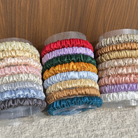 Lot de chouchous en soie de mûrier 100% pure pour les vendeurs e-commerce, achat en gros