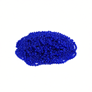 Perline Ilan Abalorios 3mm Blu Reale 50g per Creazione di Gioielli - Product Image 1