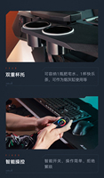 Nouveau modèle inclinable PC chaise de jeu cockpit massage RGB cockpit inclinaison électrique pour 3 écrans R1 Pro avec haut-parleurs