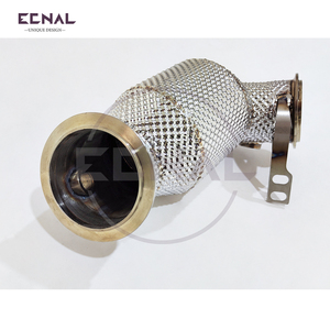 Ecnal pour BMW M5 F90 V8 4.4T Acier inoxydable Sport Downpipe Tuyau avant - Product Image 5