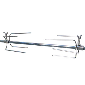 Varilla de Asador de 2 Piezas de Acero Inoxidable 304 de 10 mm, Resistente al Calor, Duradera, con Púas, de Grado Alimenticio, para Parrilla de Barbacoa, para Asar <span class=keywords><strong>Pollo</strong></span> al Aire Libre - Product Image 6