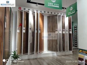 Tùy chỉnh kích thước biểu tượng kim loại hình nền gỗ mẫu đứng cửa gỗ trang-biến tầng Rack hiển thị - Product Image 5