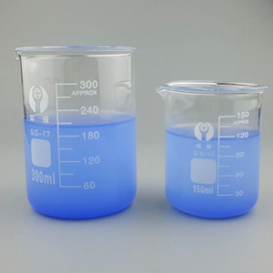 บีกเกอร์แก้ว Global Glass ขนาด 50 มล. 100 มล. 150 มล. ทำจากแก้วบอโรซิลิเกตคุณภาพสูง สำหรับการทดลองทางเคมี - Product Image 2