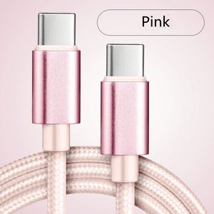 Nylon Braid <b>Fast</b> <b>Charging</b> Data <b>Cable</b> 1M <b>Type</b>-<b>C</b> to <b>Type</b>-<b>C</b> <b>Fast</b> <b>Charging</b> <b>Cable</b> for Phone Tablet - Product Image 6