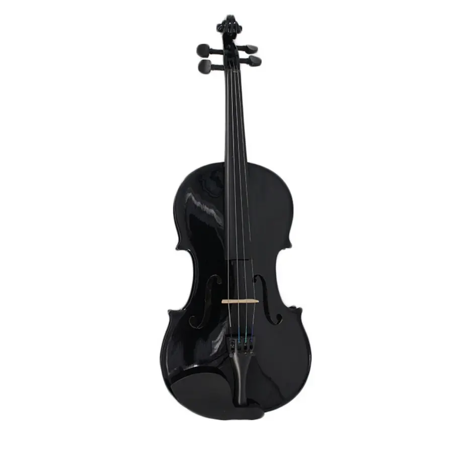 Hersteller Großhandel Sperrholz schwarze Geige Linde Sperrholz Student Geige