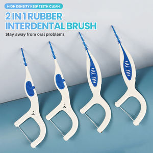 Stuzzicadenti per la pulizia dei denti interdentali in gomma morbida, sapore di menta crea prima scelte interdentali personalizzate - Product Image 5