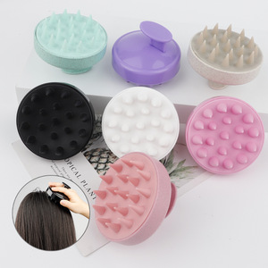 0.19 $ Activités de septembre Shampooing en silicone Masseur de tête <span class=keywords><strong>Brosse</strong></span> de massage du cuir chevelu pour la croissance des cheveux pelliculaires - Product Image 4