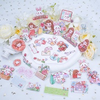 Pack d'autocollants personnalisés OEM mignons découpés à la forme pour scrapbooking et journal