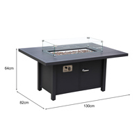 Gpkt — emplacements de feu en aluminium pour barbecue, table pour mariage de jardin ou hôtel