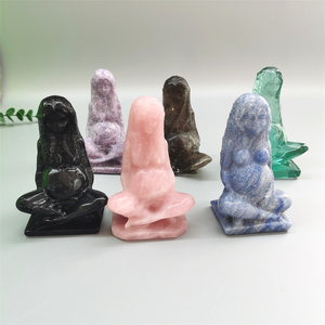 Estatua de diosa de cuarzo, cristal Natural, <span class=keywords><strong>madre</strong></span> de la tierra - Product Image 1