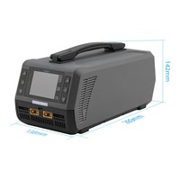 Cargador/Descargador Inteligente de Doble Canal ToolkitRC M8DAC AC/DC 1300W 50A 1-8S LiPo LiHV con XT90 y Tipo-C 65W para Drones FPV