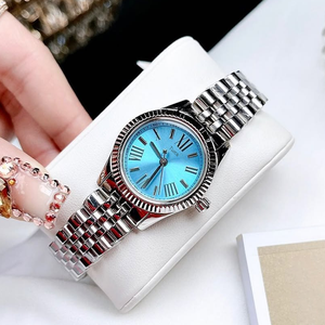 <span class=keywords><strong>Orologio</strong></span> da <span class=keywords><strong>Donna</strong></span> MK3229 con Quadrante <span class=keywords><strong>Bianco</strong></span>, Cinturino in Acciaio Inox, Lussuoso, Semplice, alla Moda, al Quarzo, con Diamanti, Impermeabile 50m, Cronografo - Product Image 6
