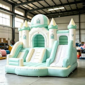 Château gonflable à thème avec deux toboggans, lit de saut pour enfants, idéal pour les fêtes d'anniversaire et la <span class=keywords><strong>location</strong></span> en maternelle - Product Image 3