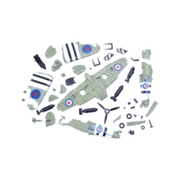 1:48 modèle d'avion en plastique avion de chasse militaire WW2 Spitfire armée Kits de Construction jouets éducatifs pour enfants jouets bon marché